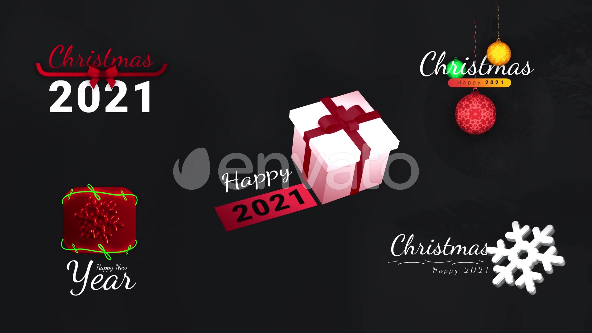 Christmas Unique Titles Videohive 29685564 Apple Motion Image 10