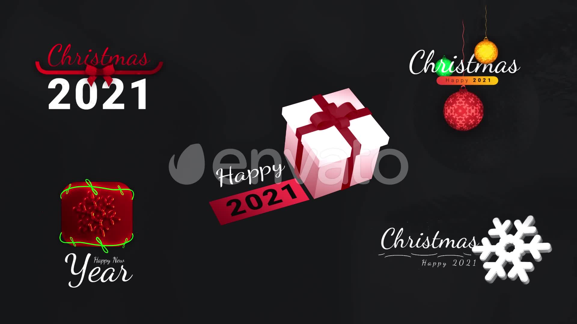 Christmas Unique Titles Videohive 29685564 Apple Motion Image 2