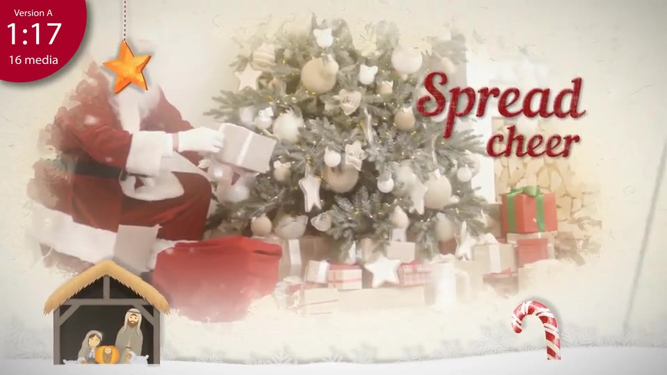 Christmas Watercolored Slideshow Videohive 25089421 After Effects Image 2
