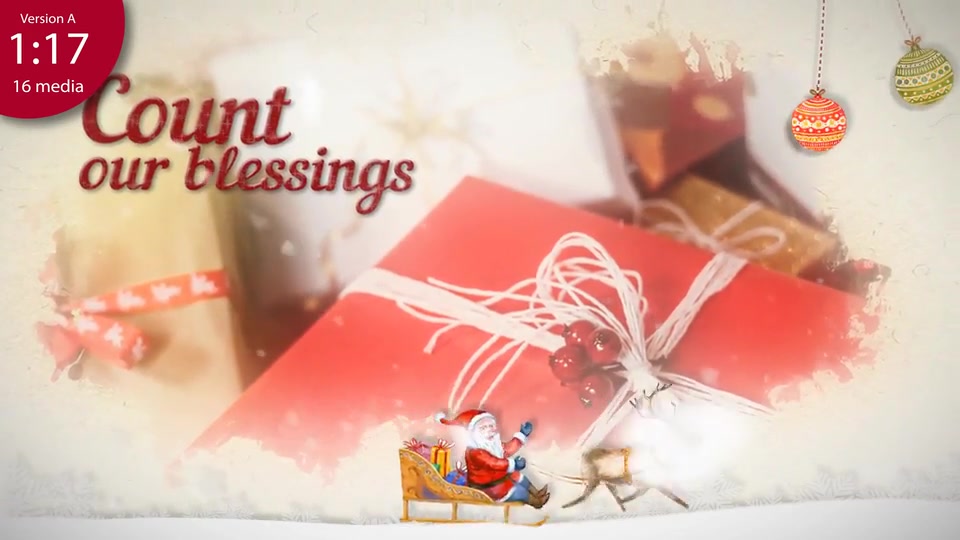 Christmas Watercolored Slideshow Videohive 25089421 After Effects Image 4