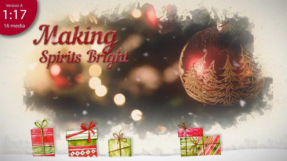 Christmas Watercolored Slideshow Videohive 25089421 After Effects Image 5