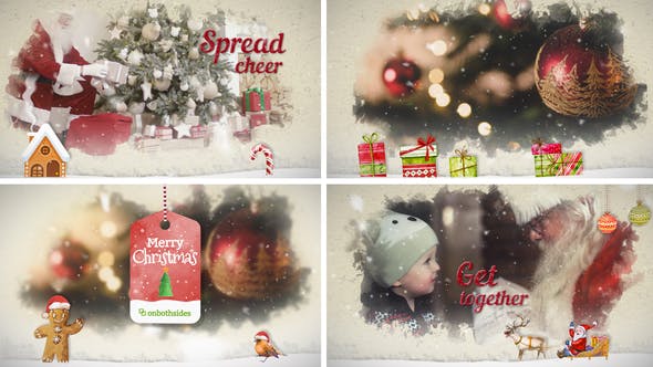 Christmas Watercolored Slideshow - 25089421 Download Videohive