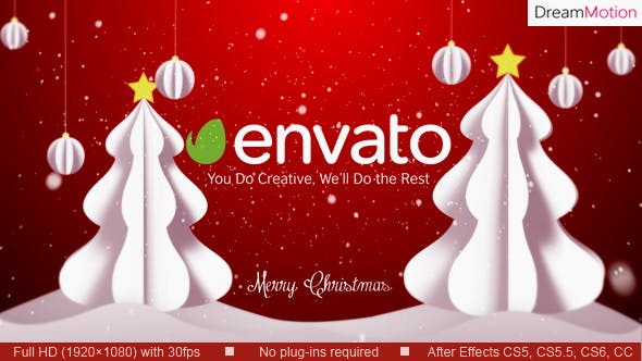 Christmas Wish with Logo - Videohive Download 13182468