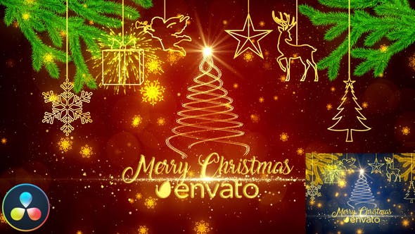 Christmas Wishes DaVinci Resolve - Videohive Download 34821714