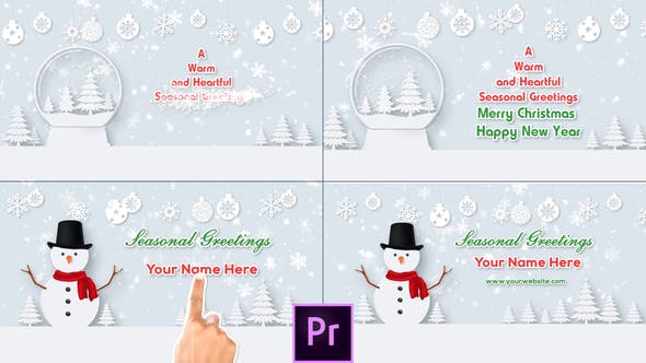 Christmas Wishes Text Premiere Pro - Videohive 25072835 Download
