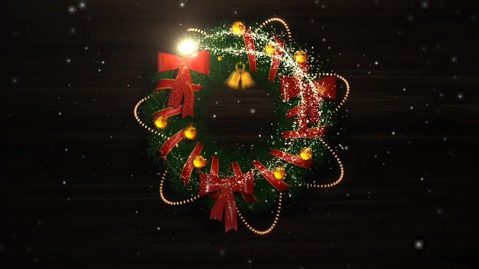 Christmas Wreath Card Videohive 25273178 After Effects Image 3