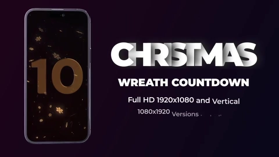 Christmas Wreath Countdown Videohive 42306416 After Effects Image 6