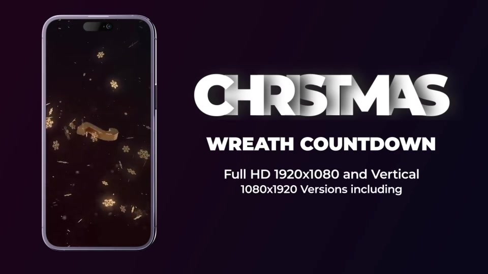 Christmas Wreath Countdown Videohive 42306416 After Effects Image 8