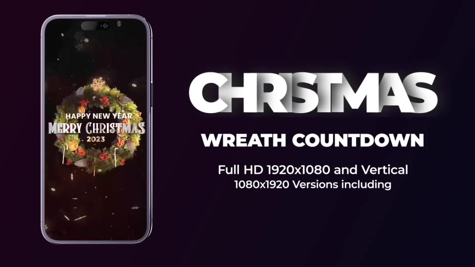 Christmas Wreath Countdown Videohive 42306416 After Effects Image 9
