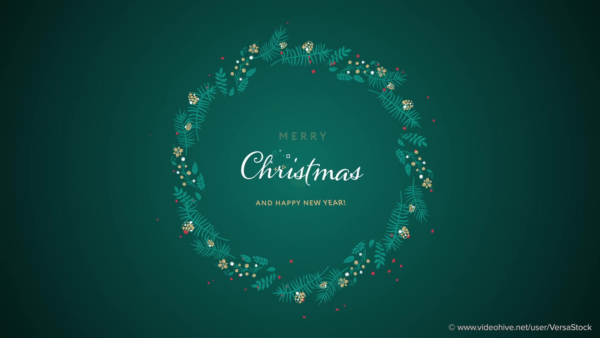 Christmas Wreath Logo Endframe Kit Videohive 34410868 After Effects Image 10