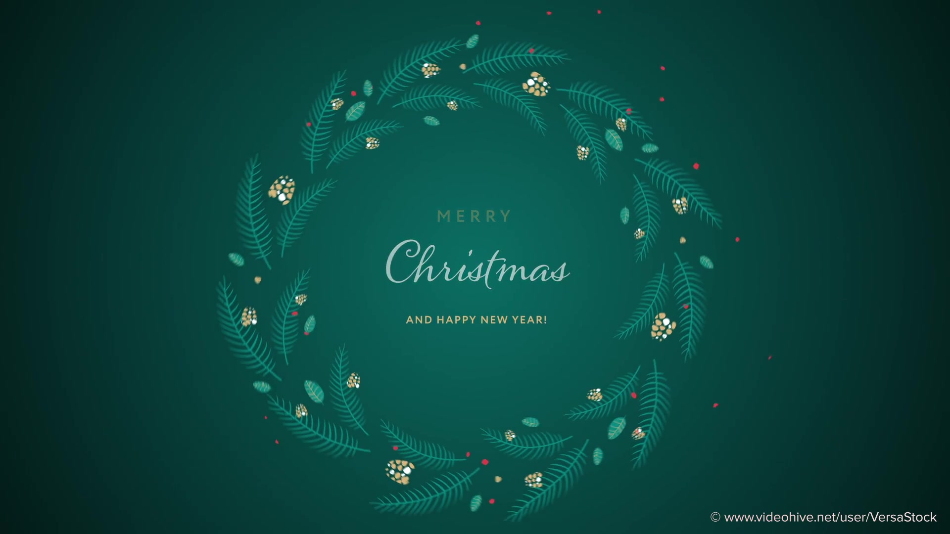 Christmas Wreath Logo Endframe Kit Videohive 34410868 After Effects Image 5