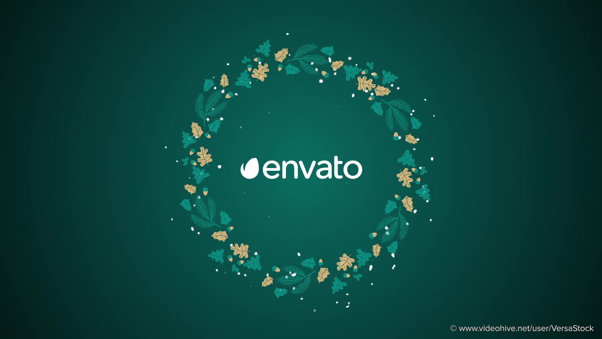 Christmas Wreath Logo Endframe Kit Videohive 34410868 After Effects Image 6