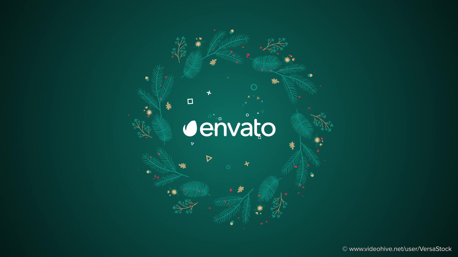 Christmas Wreath Logo Endframe Kit Videohive 34410868 After Effects Image 8