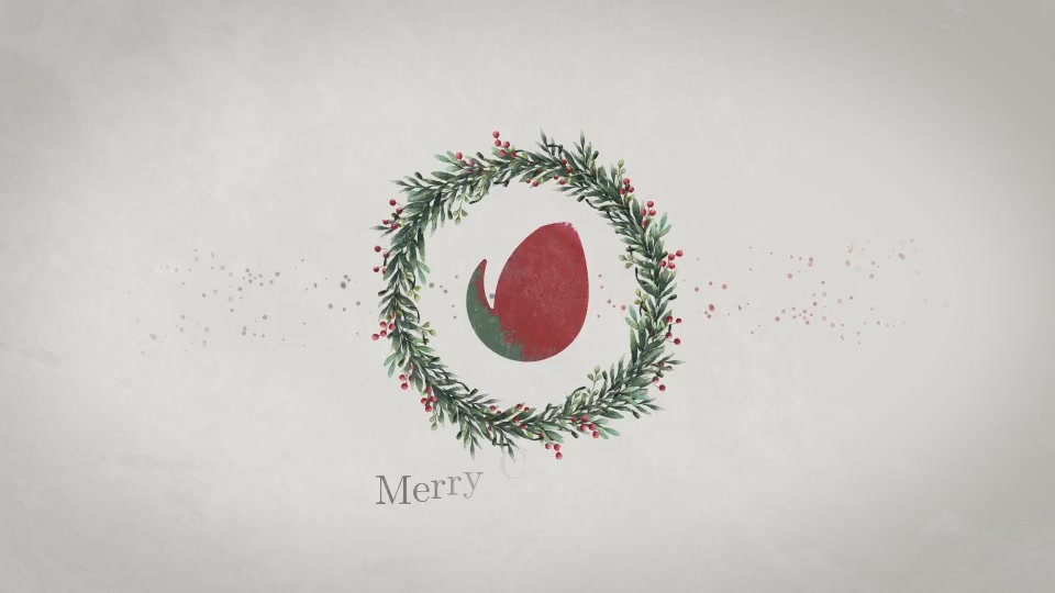 Christmas Wreath Logo Videohive 22991247 After Effects Image 3