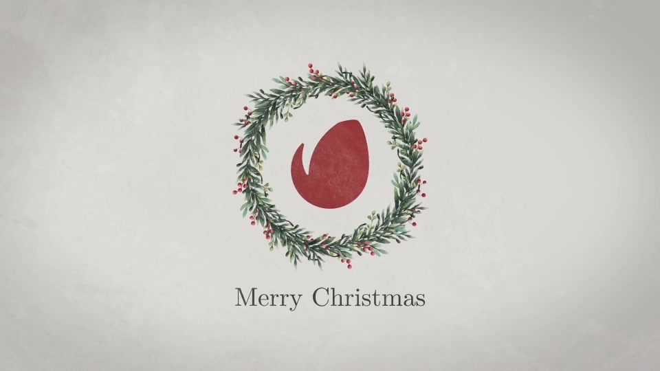 Christmas Wreath Logo Videohive 22991247 After Effects Image 4