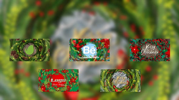 Christmas Wreaths Reveal - Download Videohive 29691609