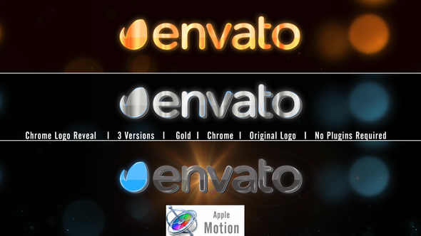 Chrome Logo Reveal Apple Motion - Download Videohive 22749330