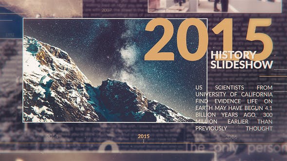 Chronological History Slideshow - Videohive Download 24048403