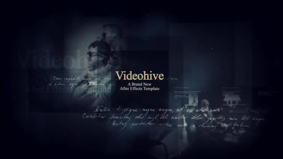 Chronology Of A Story Videohive 23810983 After Effects Image 1