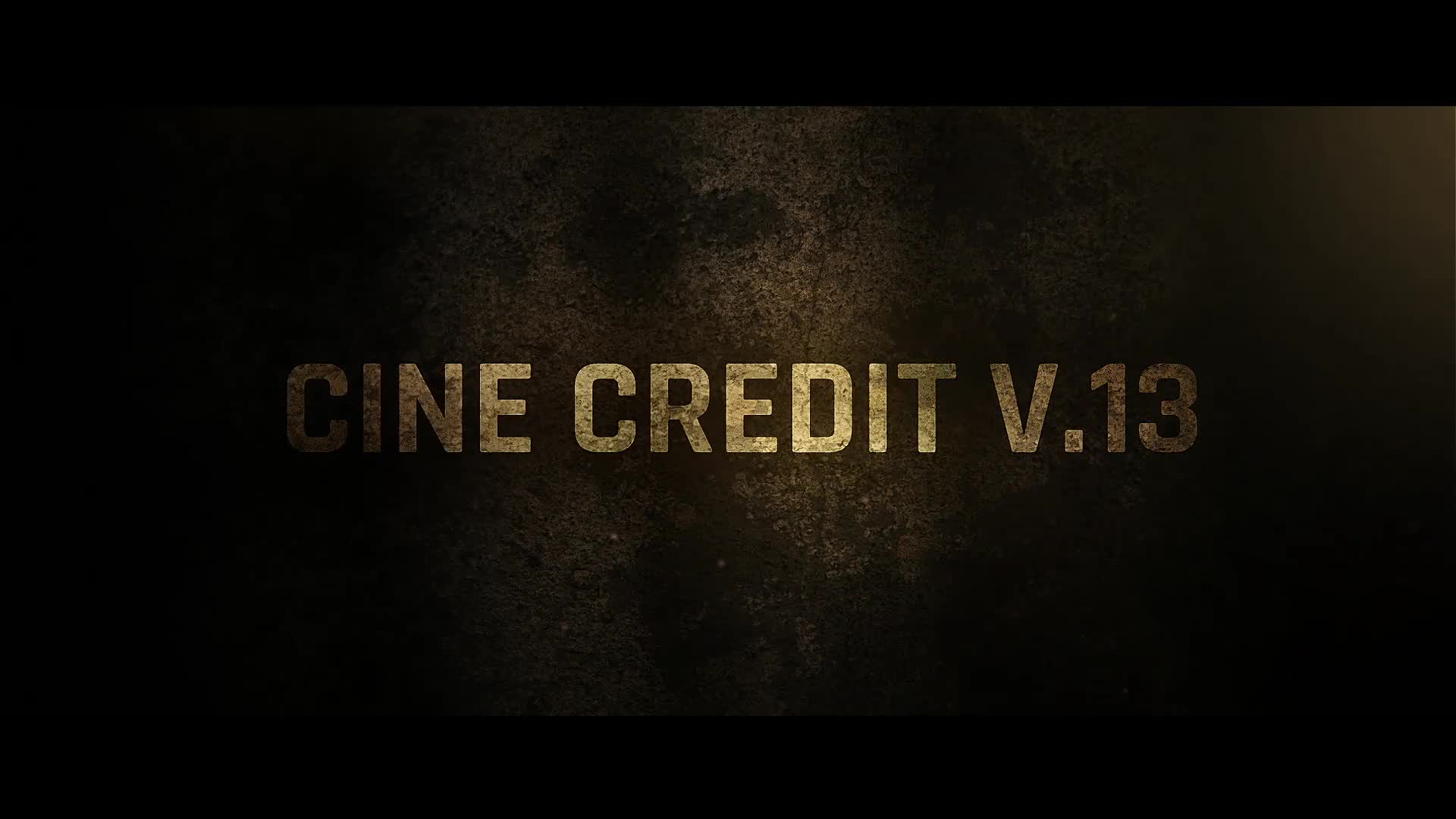 Cine Credit V.13 Videohive 31939832 After Effects Image 1