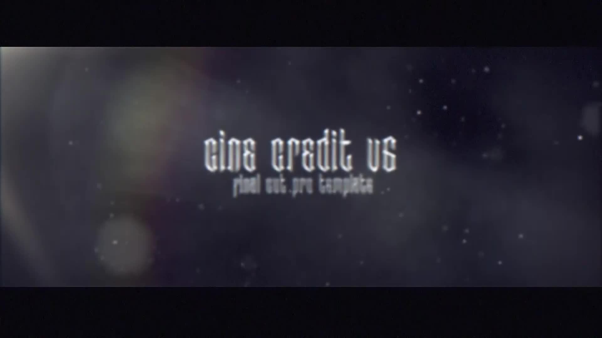 Cine Credit V.6 Videohive 25829527 Apple Motion Image 1