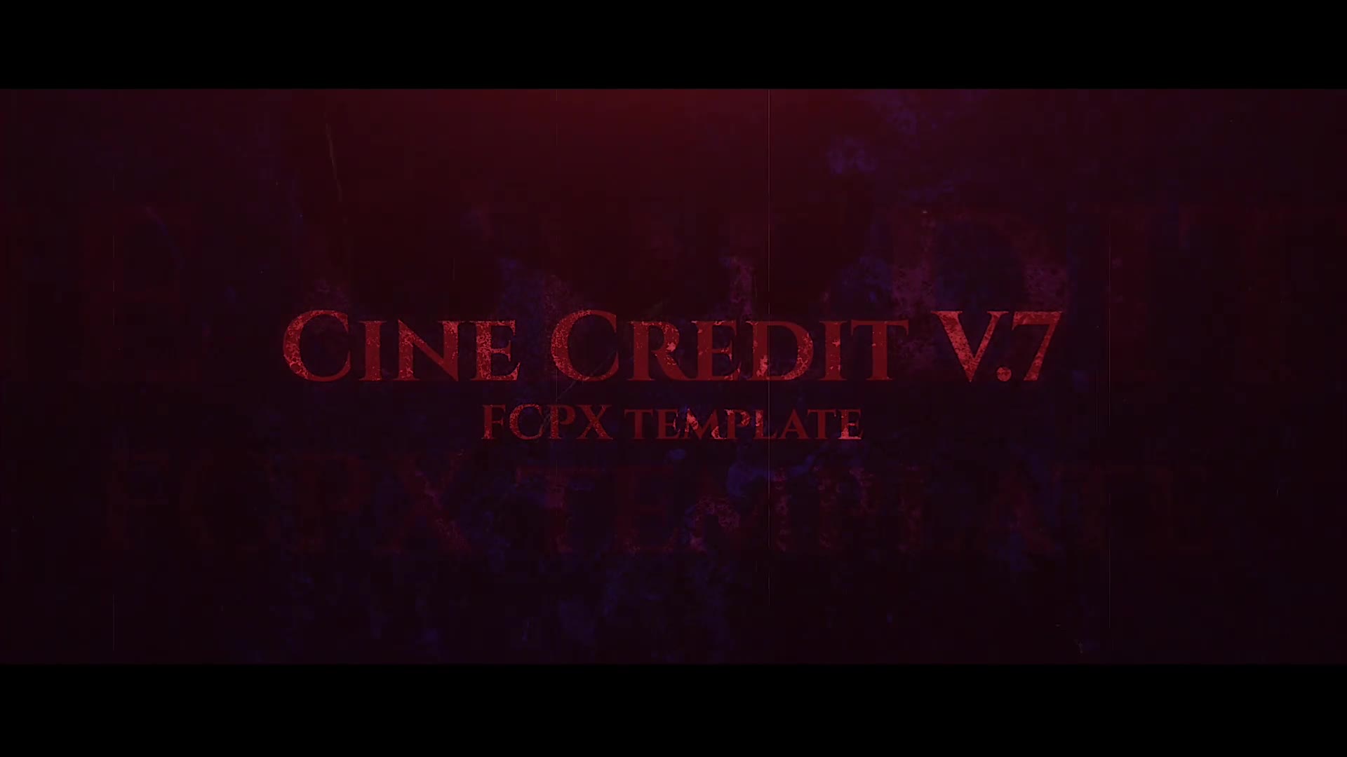 Cine Credit V.7 Videohive 27679662 Apple Motion Image 1