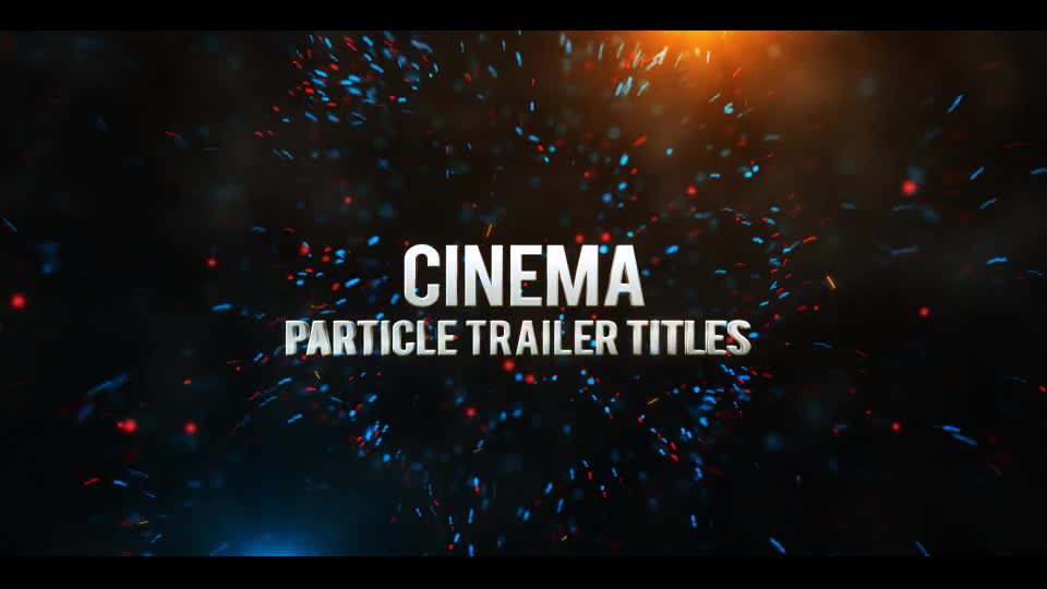 Cinema Particle Trailer Titles Videohive 16940414 After Effects Image 1
