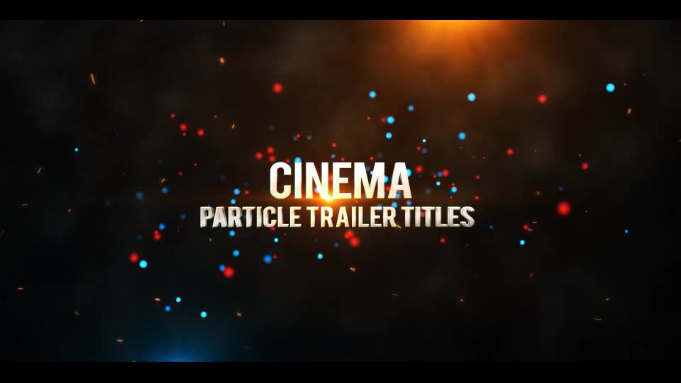 Cinema Particle Trailer Titles Videohive 16940414 After Effects Image 2