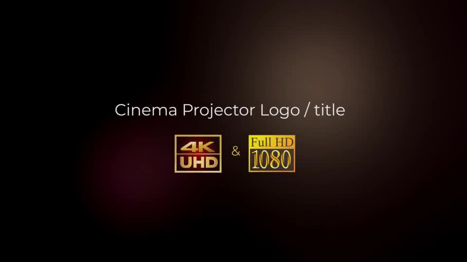 Cinema Projector Logo Premiere PRO Videohive 25819941 Premiere Pro Image 1