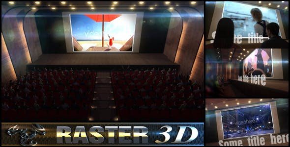 Cinema Theater with Animated People - 5959898 Videohive Download