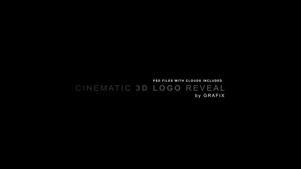 Cinematic 3D Logo Reveal - Download Videohive 7480409