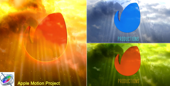 Cinematic Clouds Logo Reveal Apple Motion - Download Videohive 20416923