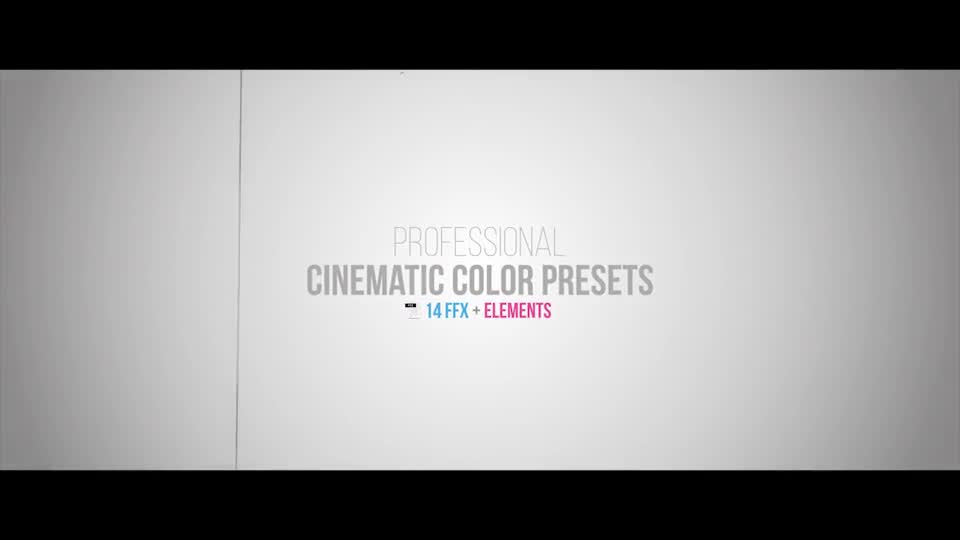 Cinematic Color Presets - Download Videohive 15258791
