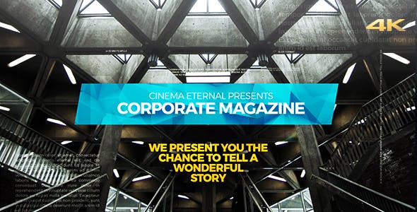 Cinematic Corporate Magazine - Videohive 20998915 Download