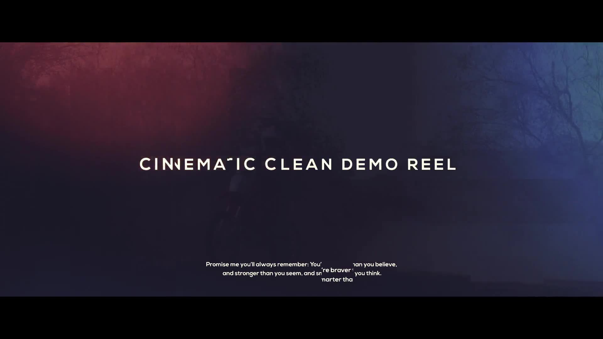 Cinematic Demo Reel Videohive 18671140 After Effects Image 2