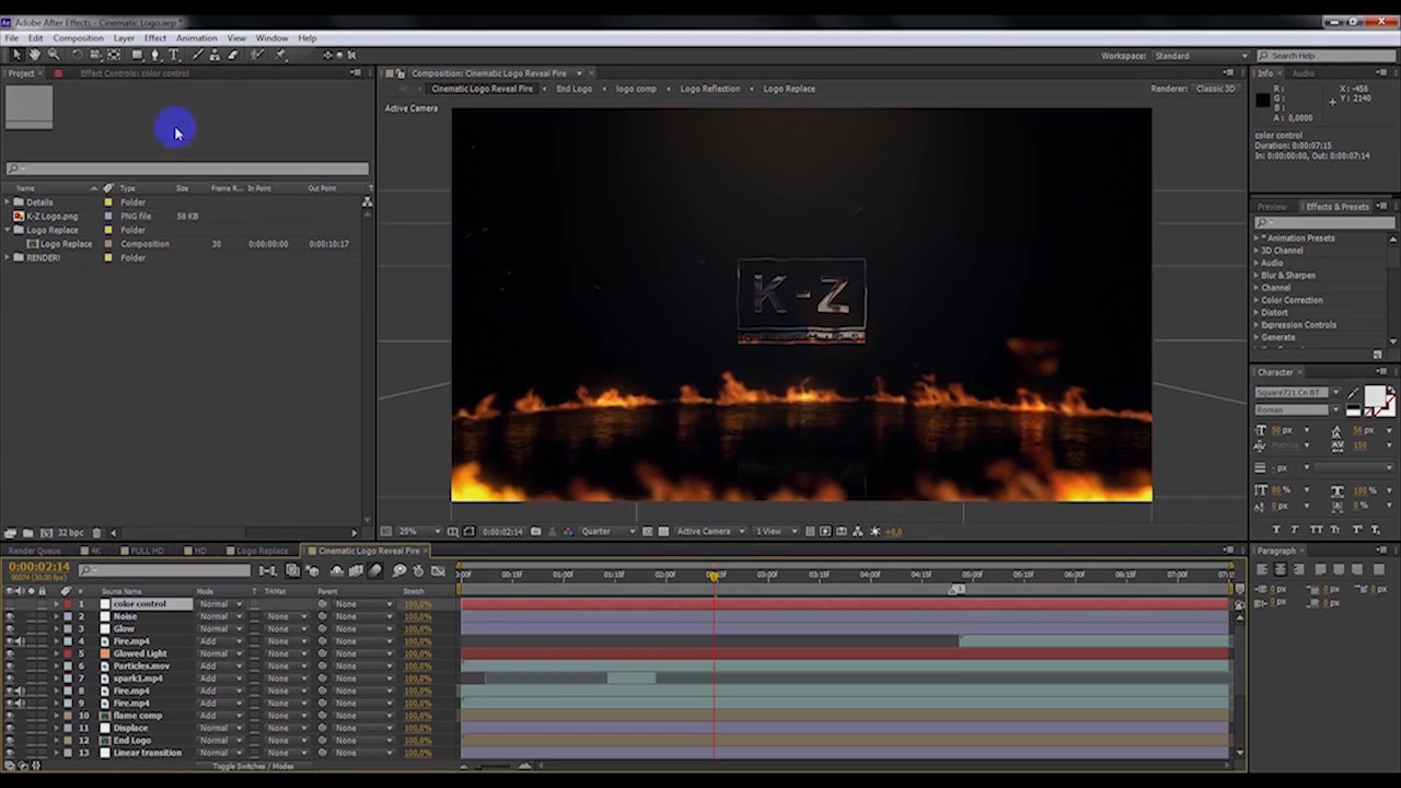 Cinematic Fire Logo Reveal Videohive 21283581 After Effects Image 8