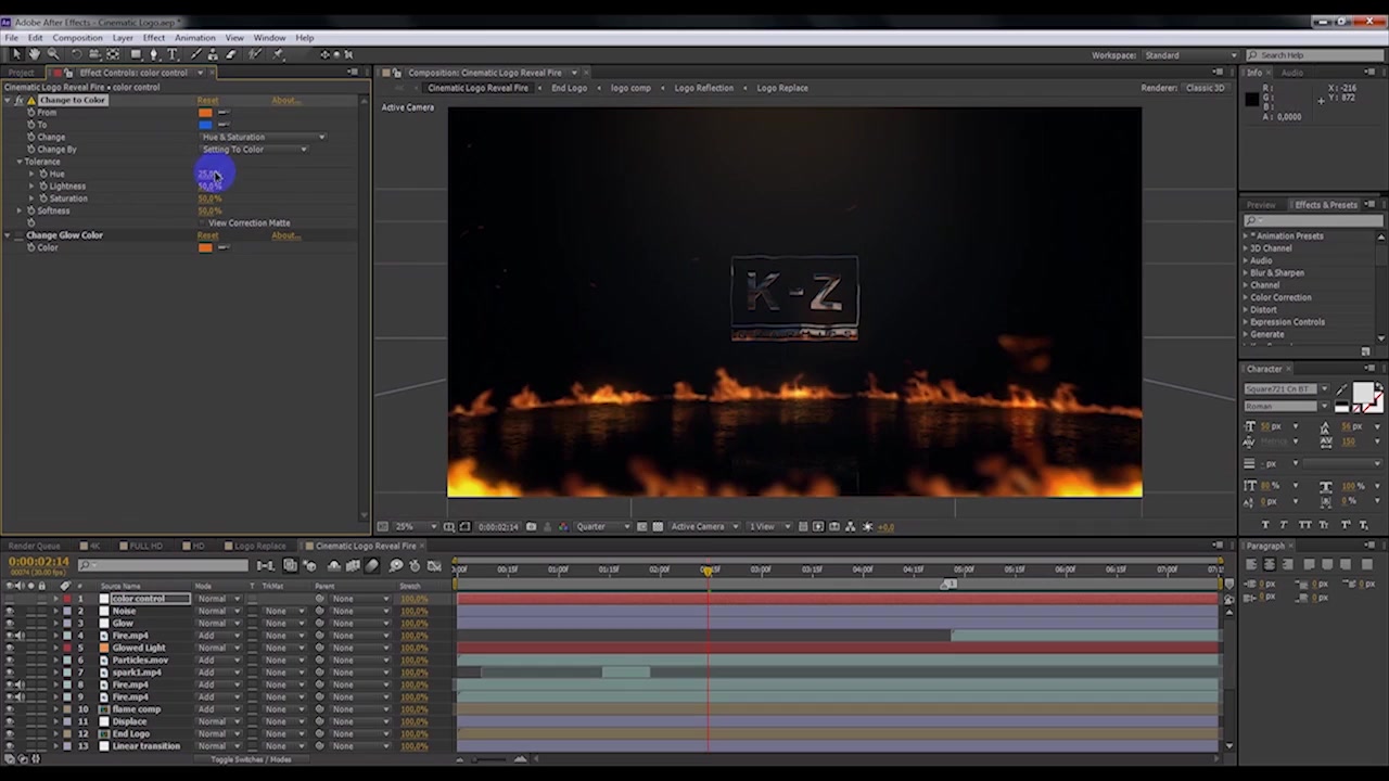 Cinematic Fire Logo Reveal Videohive 21283581 After Effects Image 9