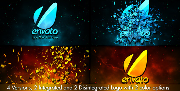 Cinematic Fire Shatter Logo - Download Videohive 3777216