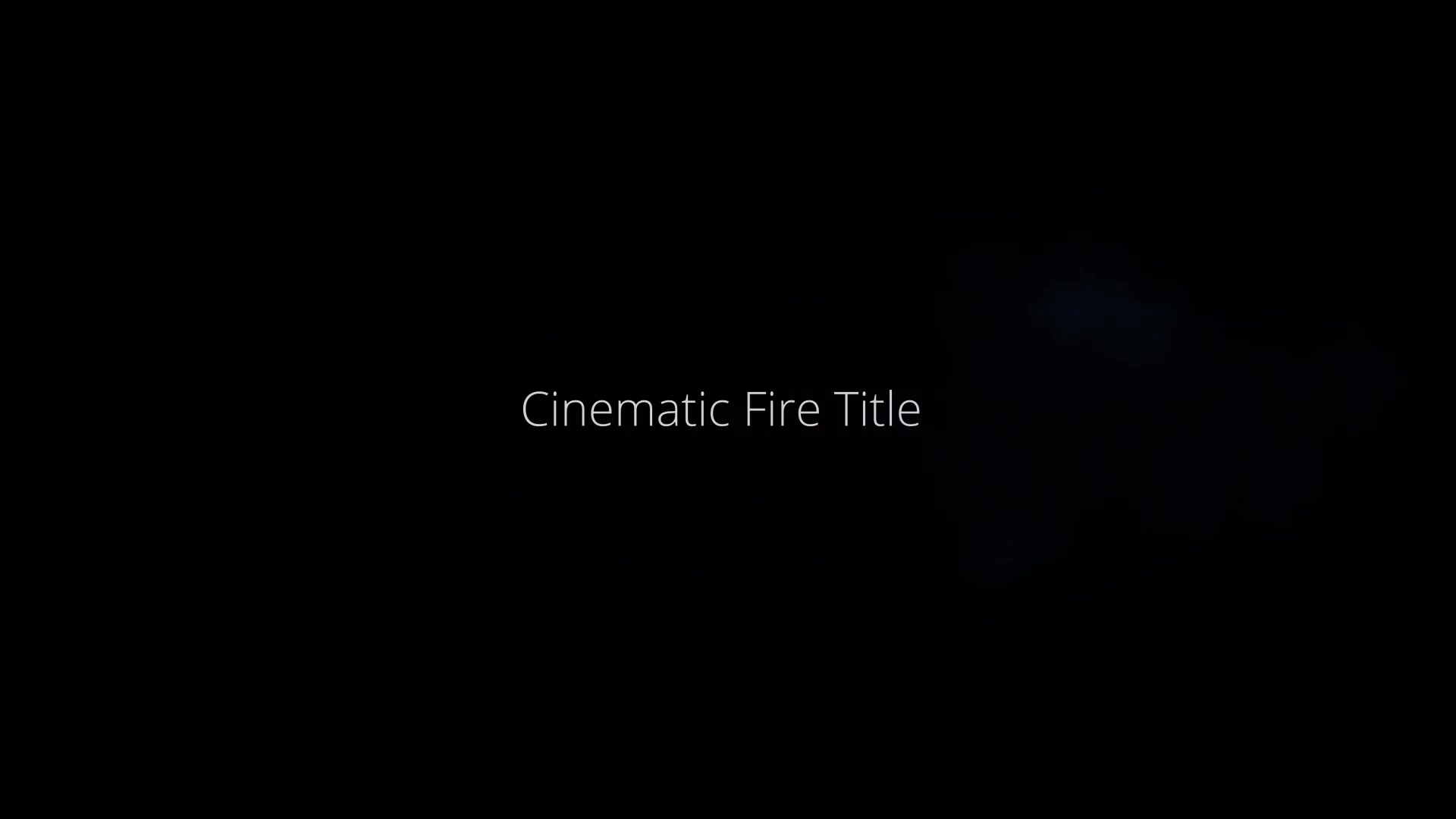 Cinematic Fire Title Videohive 25973506 Premiere Pro Image 2
