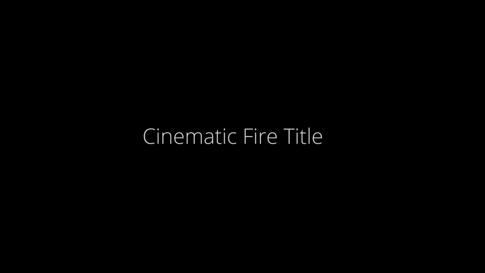 Cinematic Fire Title Videohive 25973506 Premiere Pro Image 5