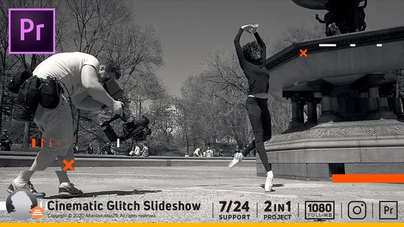 Cinematic Glitch Slideshow - 38188964 Videohive Download