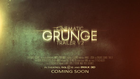 Cinematic Grunge Trailer - 32228100 Download Videohive