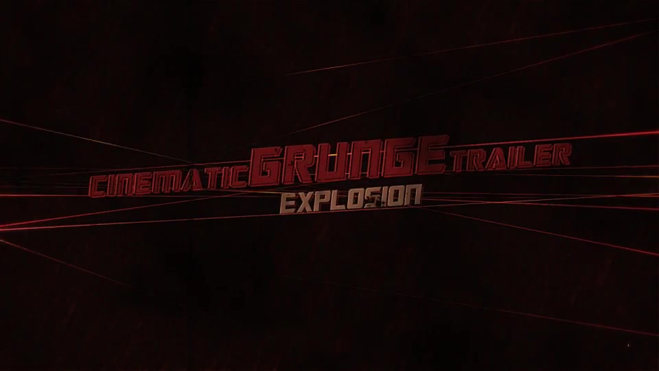 Cinematic Grunge Trailer - Download Videohive 20427587