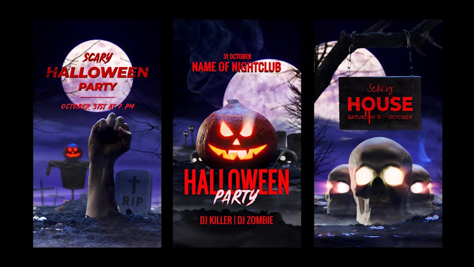 Cinematic Halloween Instagram Stories Videohive 33871673 After Effects Image 2