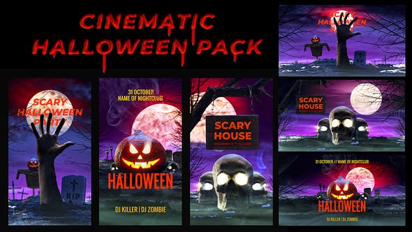 Cinematic Halloween Pack DR - 34041819 Videohive Download