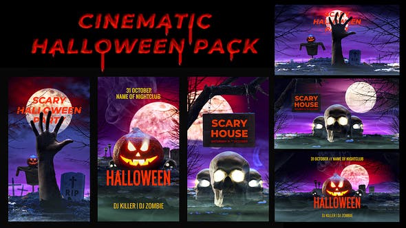 Cinematic Halloween Pack FC - Videohive 33945862 Download