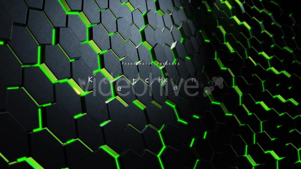 Cinematic Hexagons Green 3 - Download Videohive 19596309