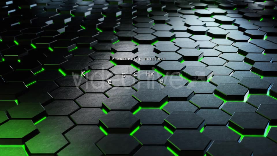 Cinematic Hexagons Green 4 - Download Videohive 19596313