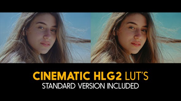 Cinematic HLG2 and Standard Luts - 39828646 Videohive Download