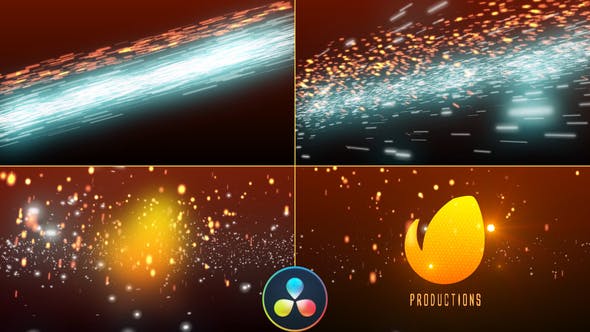 Cinematic Light Streaks Logo DaVinci Resolve - 33285139 Videohive Download